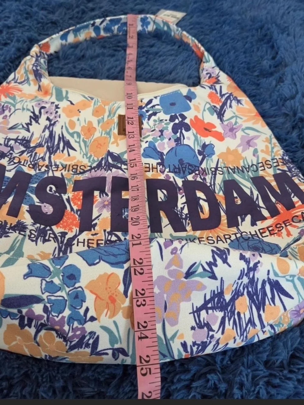 NWT Robin Ruth ~ Amsterdam Floral Hobo Shoulder Bag Travel Tote